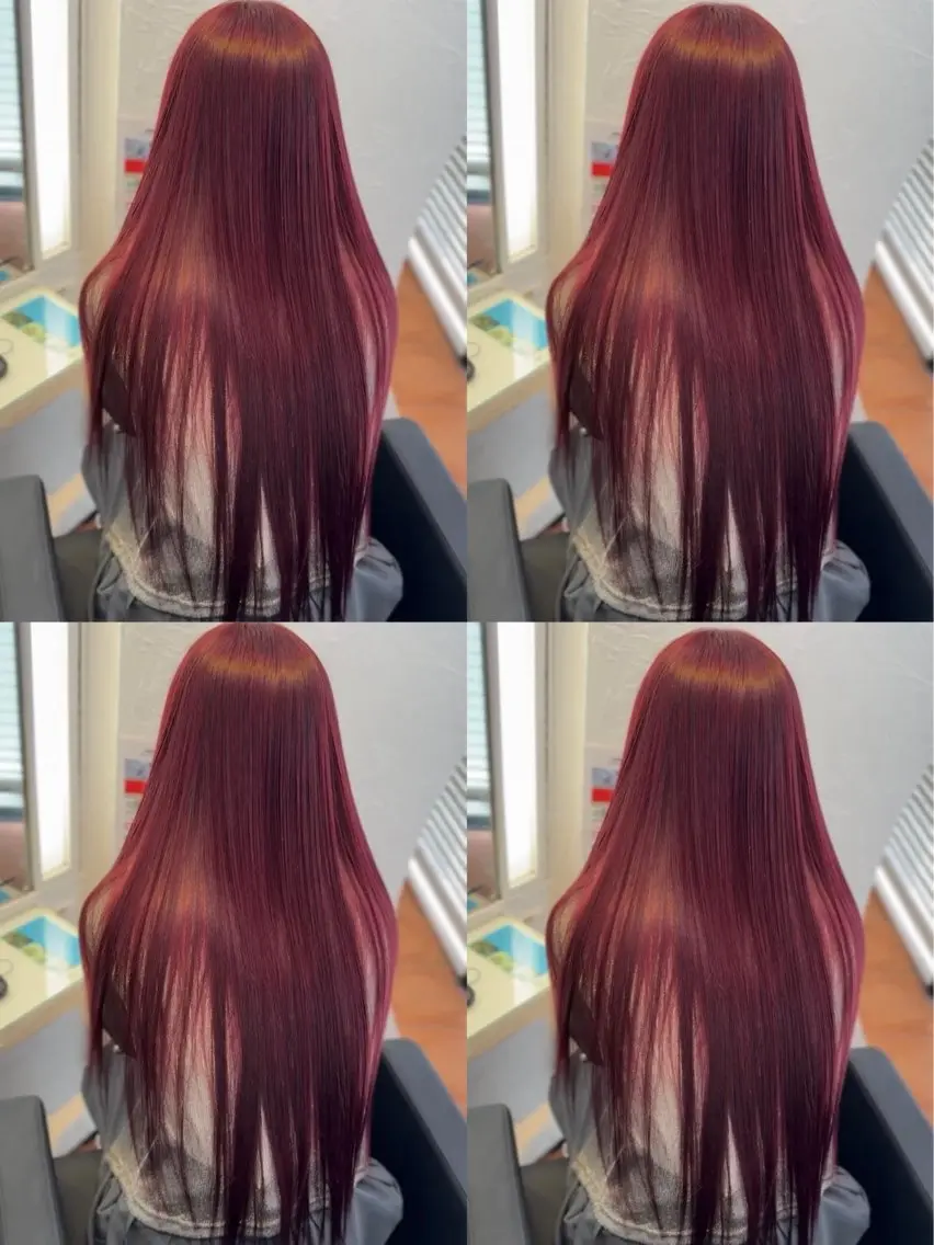 ロング カラー ブリーチ ブリーチなしカラー ヘアカラー トリートメント 🍒暖色🍒ブリーチ なしカラー/たくみ。のヘアスタイル