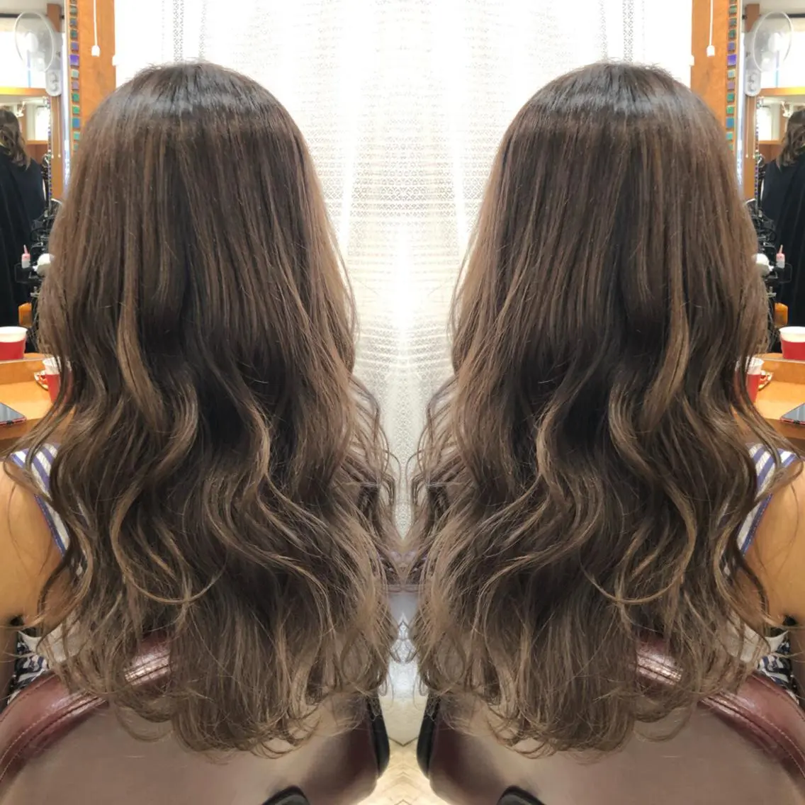 ロング カラー 韓国ヘア🤍髪質改善 🇰🇷AKANEのヘアスタイル