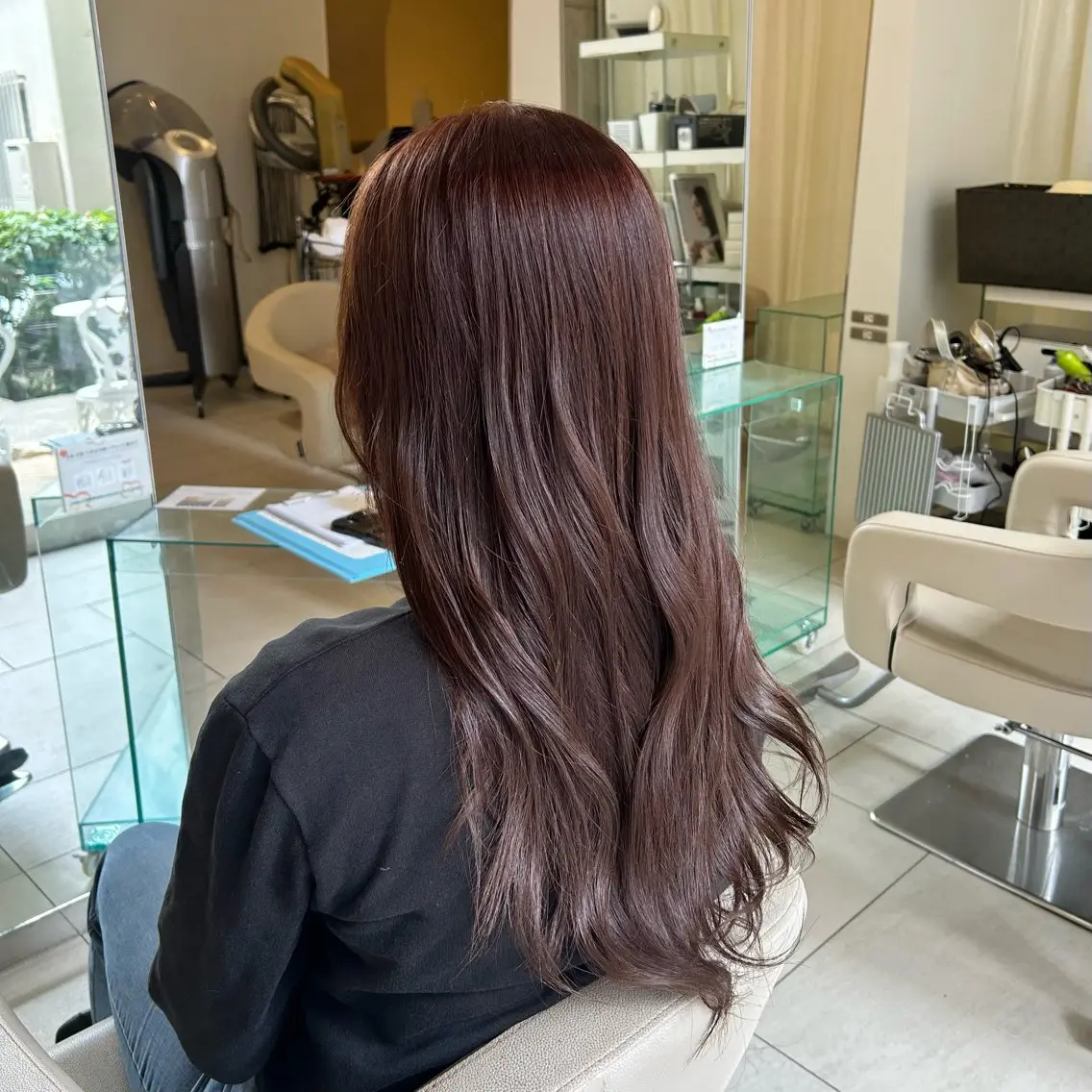 ロング カット ヘアカラー パーマ 縮毛矯正 トリートメント エクステ ヘッドスパ ヘアセット 🍀似合わせ透明感 カラーアヤナ🍀のヘアスタイル