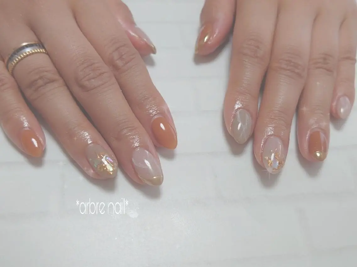 ネイル ✯.。 arbre  nail 。✯.のネイルデザイン