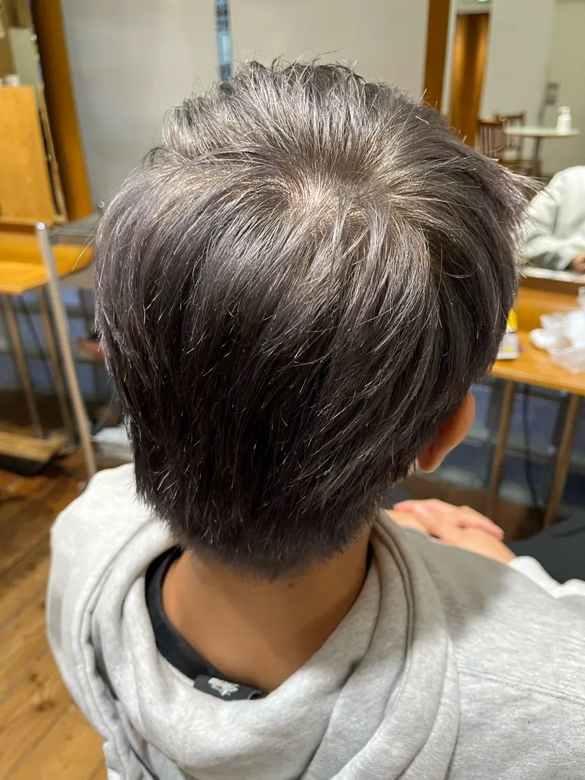 ショート カラー メンズ 🫧タカムラ ユカ/ 金沢文庫🫧のヘアスタイル