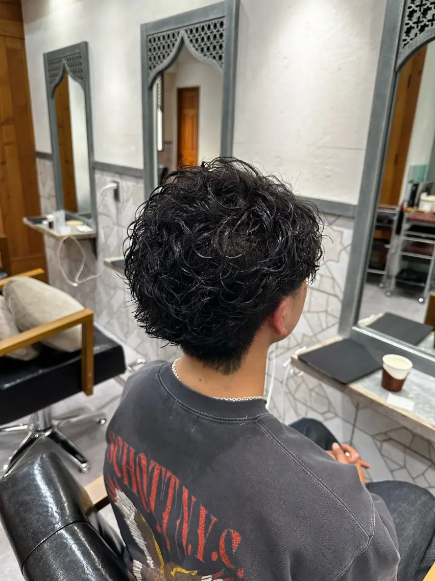ショート パーマ メンズ メンズパーマ カリスマになる美容師 💥TOUI💥上野のヘアスタイル