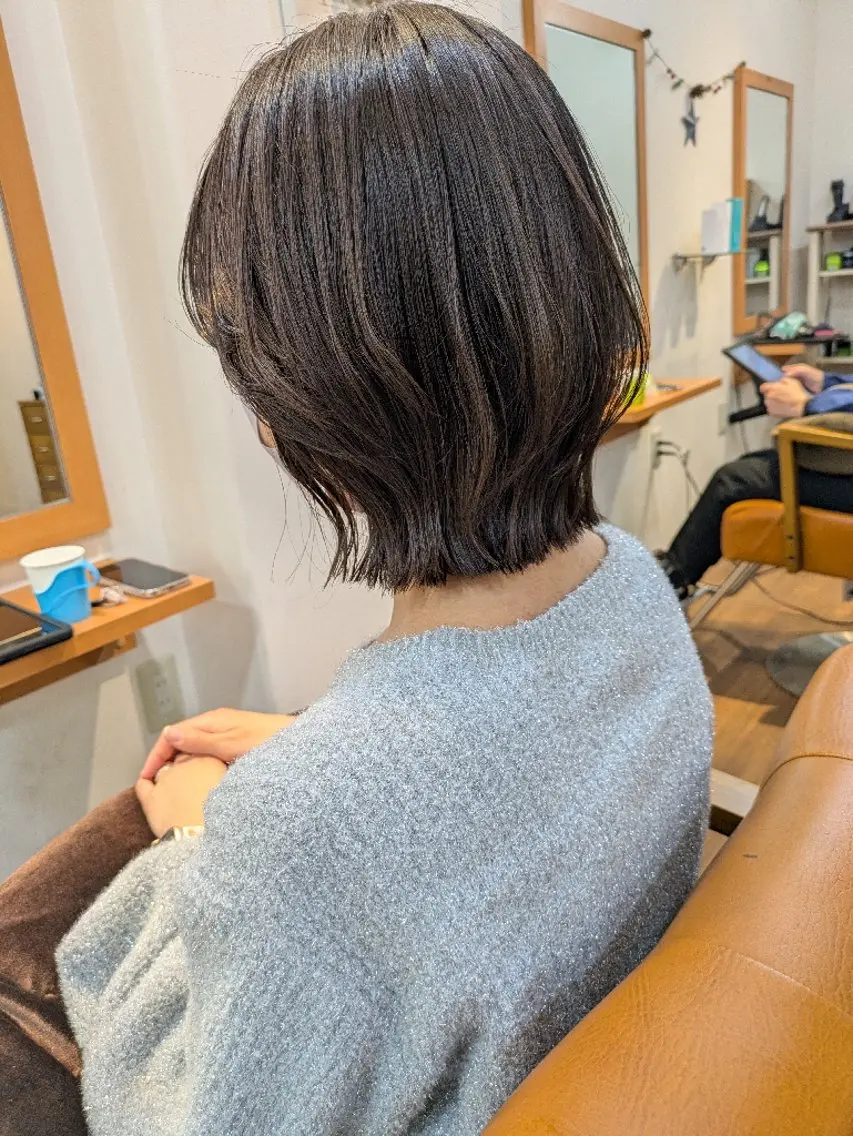 ミディアム ボブ 外ハネヘア ︎︎🌈レイヤー/ 蒲田東口/藤原のヘアスタイル