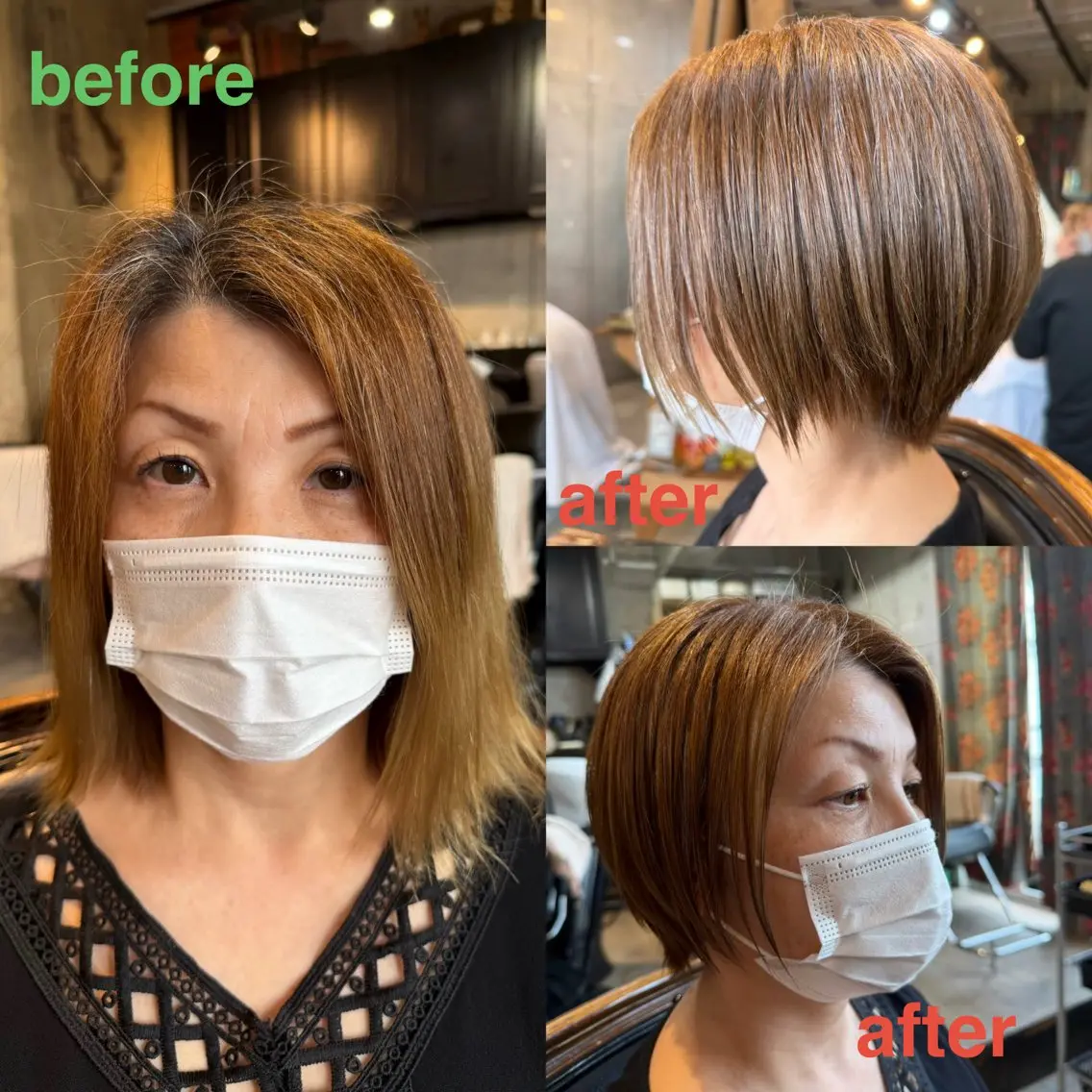 ショート カラー ヘアアレンジ 丸みショート ショートヘア カット ヘアカラー トリートメント 🍀Ryosuke 🍀のヘアスタイル