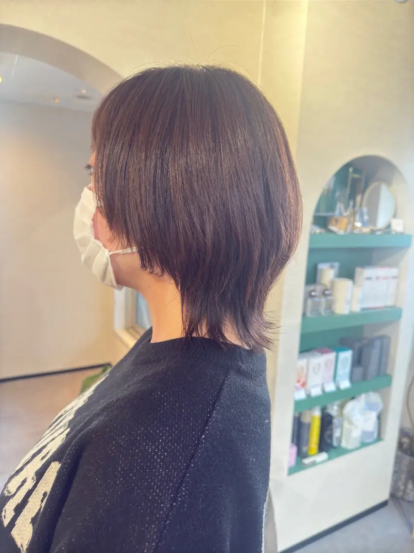 ショート ウルフカット 【Uneユヌ】菊地 春那のヘアスタイル