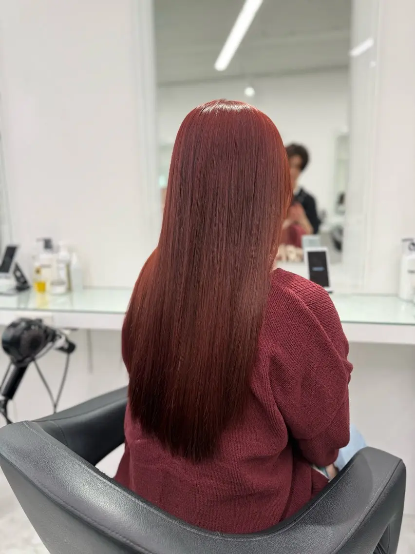 カラー ヘアカラー トリートメント ヘッドスパ ヘアセット ブリーチなし透明感 💗RYOTAのヘアスタイル