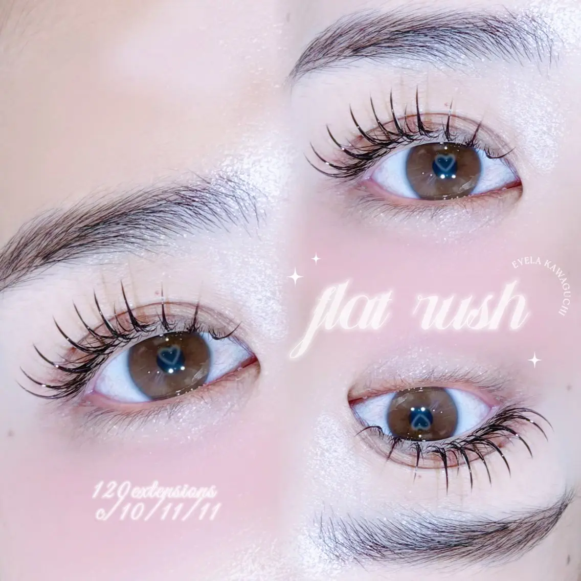 マツエク・マツパ フラットラッシュ EYELA 🎀遠山の眉毛・アイブロウイメージ