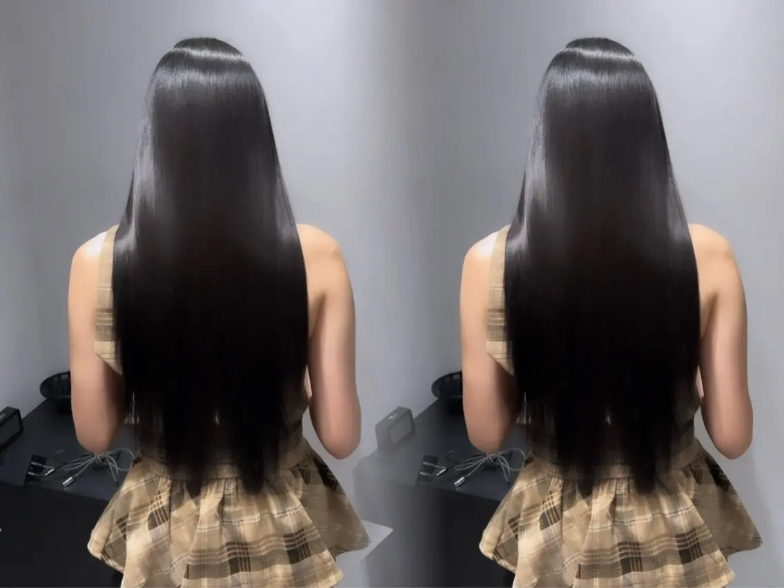 ロング カラー カット ヘアカラー トリートメント ワンホンヘア🇨🇳 髪質改善/itaruのヘアスタイル
