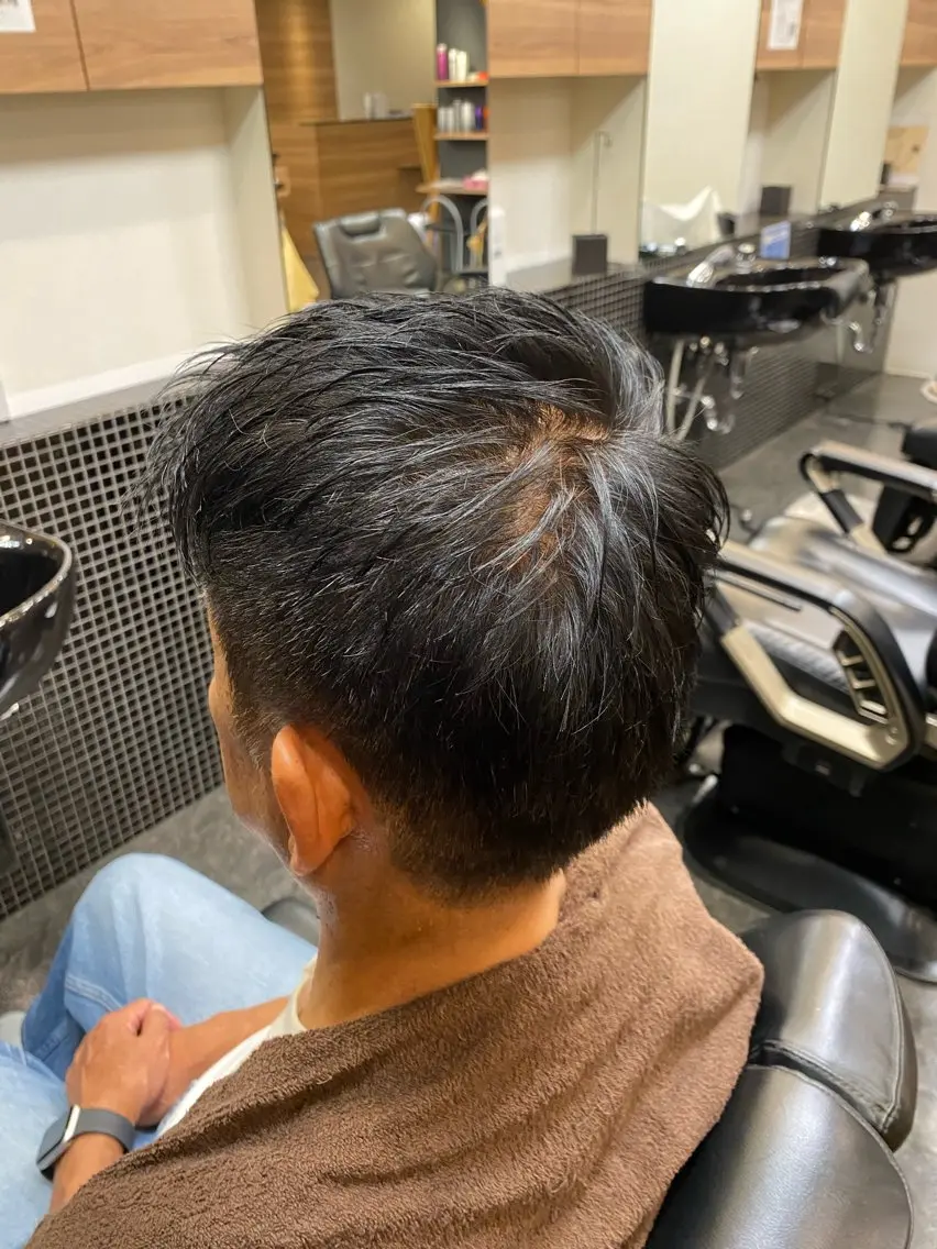 ショート メンズ メンズパーマモデル 大募集中のヘアスタイル