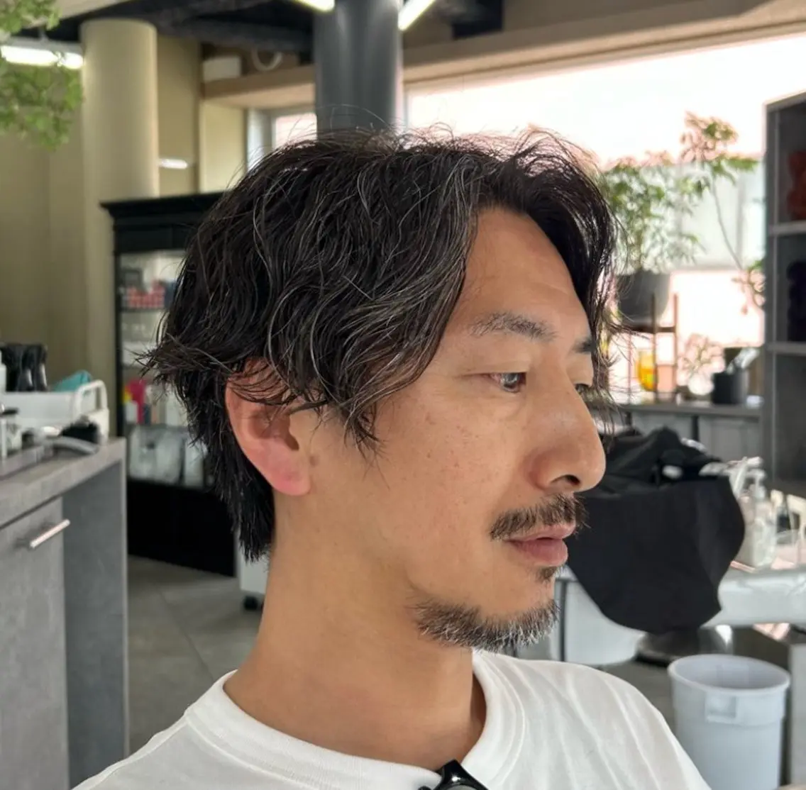 ショート パーマ メンズ ESQUISSE リコのヘアスタイル