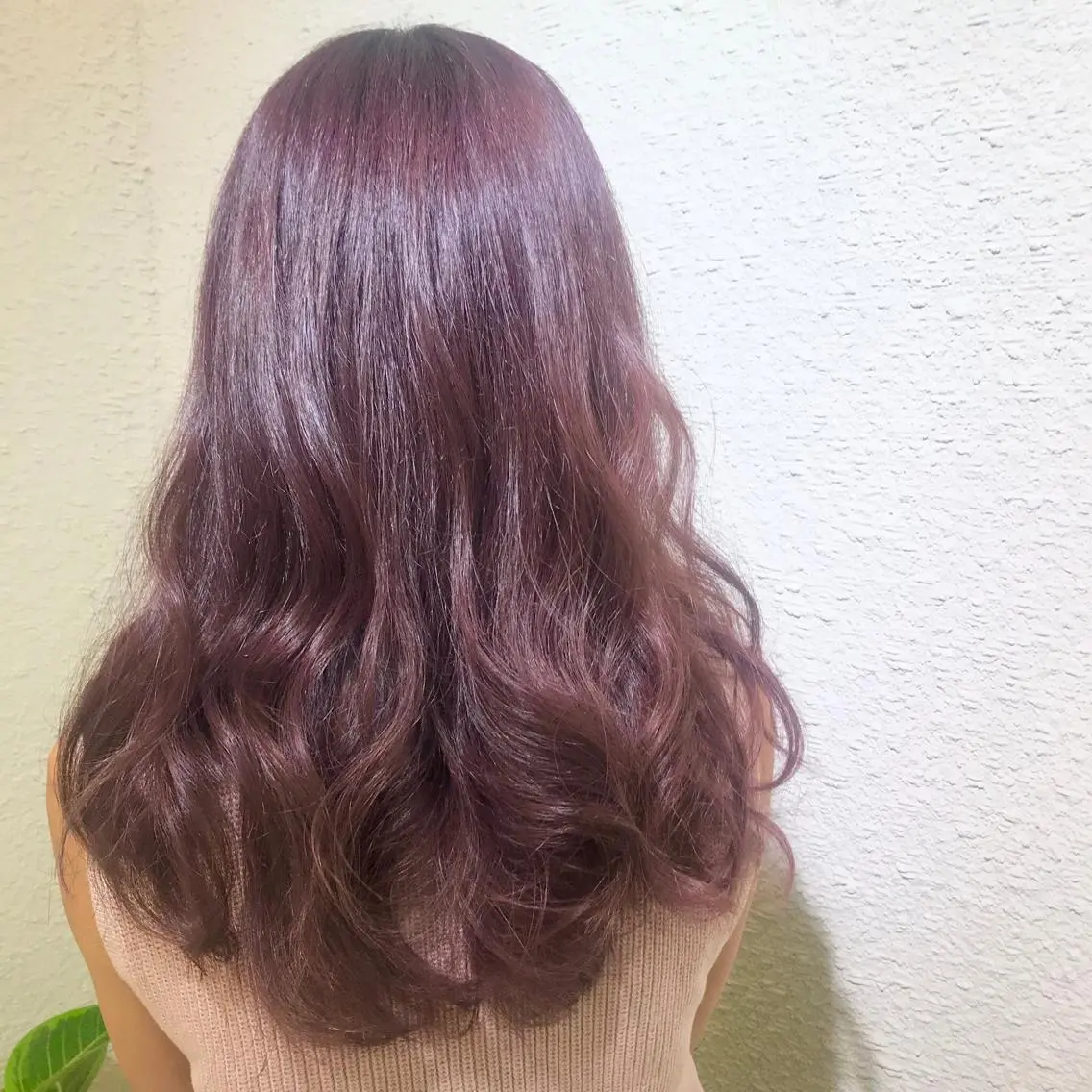 セミロング カラー ピンクカラー 透明感カラー/ 寺田千雅子のヘアスタイル