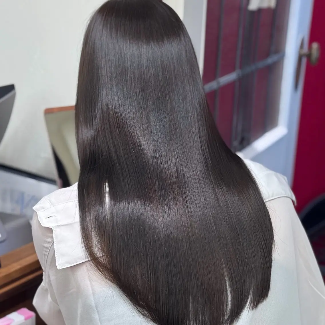 髪質改善ケアカラー➕前髪カット✂︎の写真