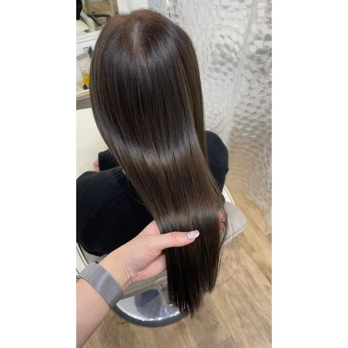 ロング カラー ヘアカラー トリートメント 梅田/髪質改善カラー ❄︎ mikiのヘアスタイル