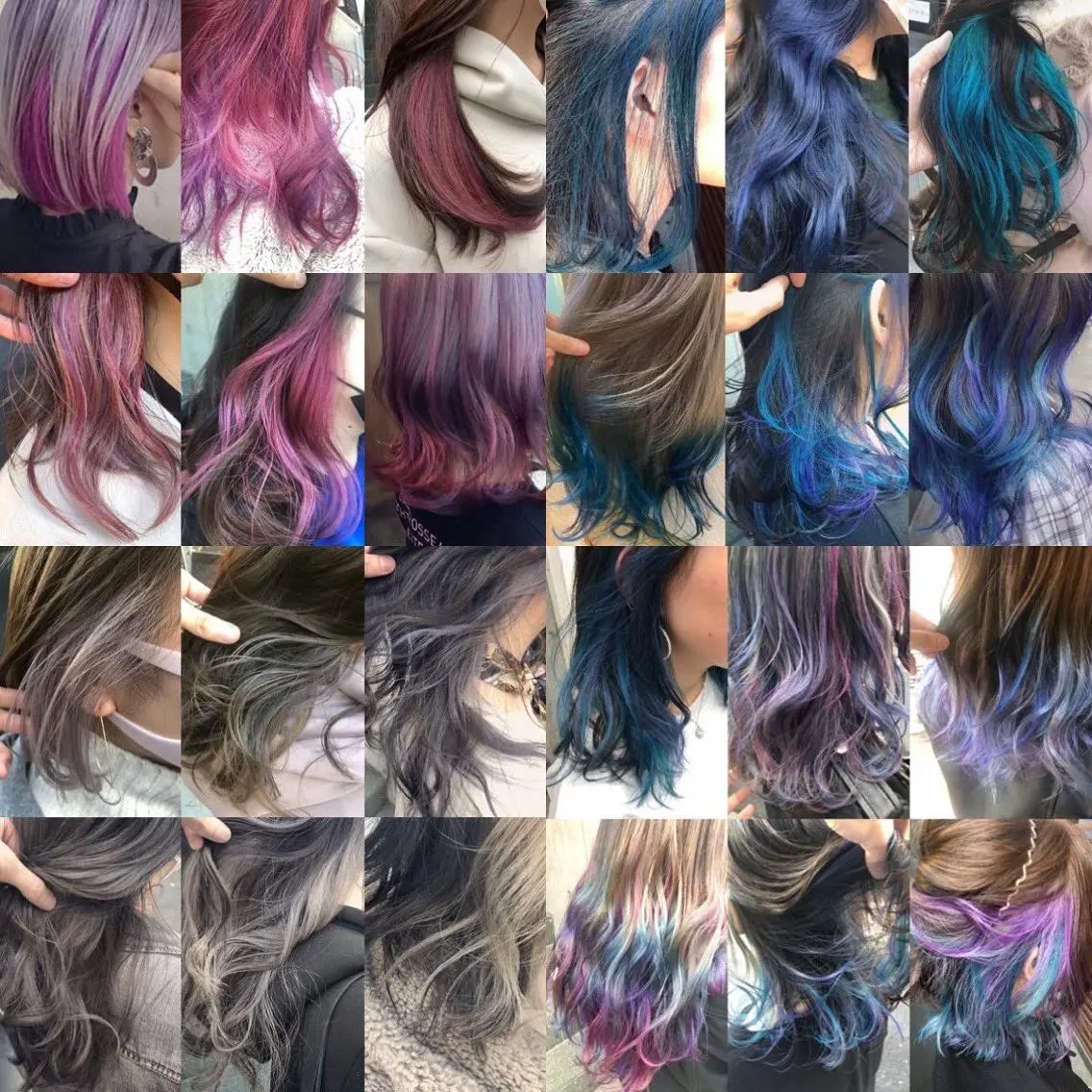 セミロング カラー アッシュ バレイヤージュ ミストバング ベージュカラー ブリーチ カット ヘアカラー トリートメント 原宿サロン代表 デザインカラー伊藤卓のヘアスタイル