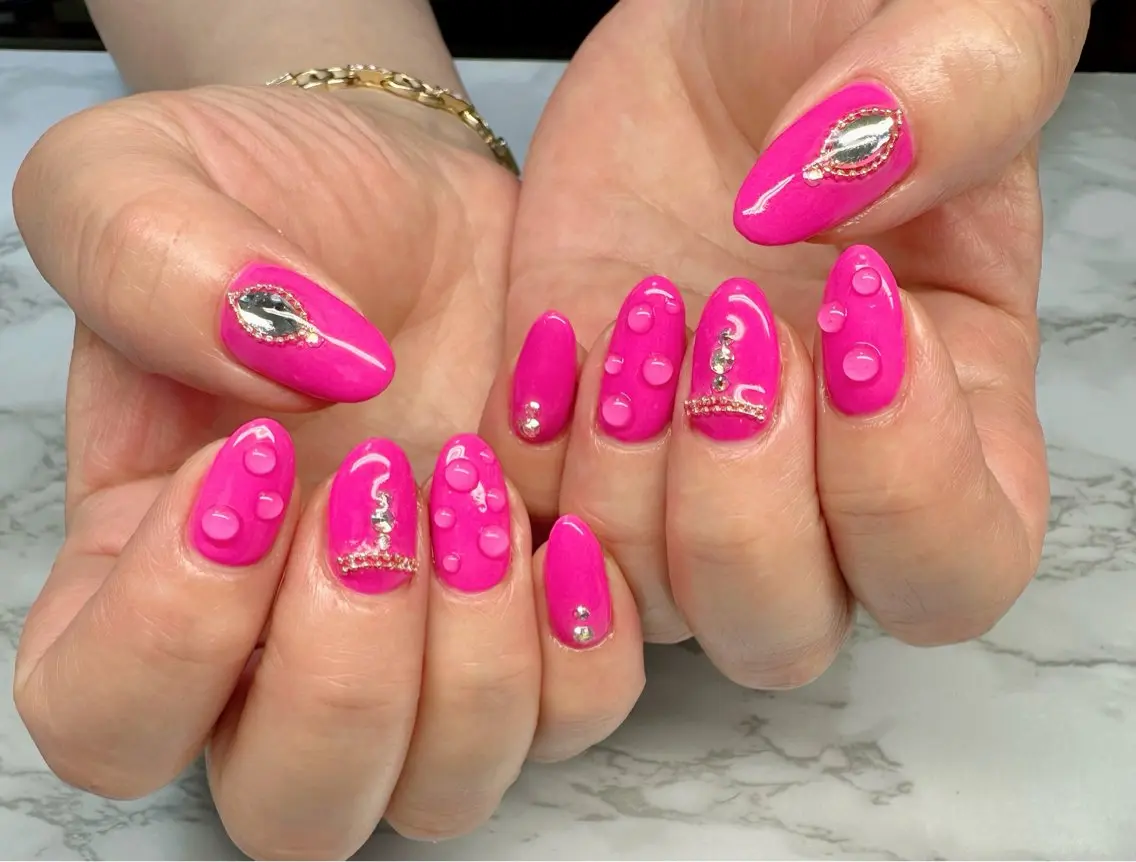 ネイル オーロラネイル ニュアンスネイル ワンカラーネイル 夏ネイル Mai’s nailのネイルデザイン