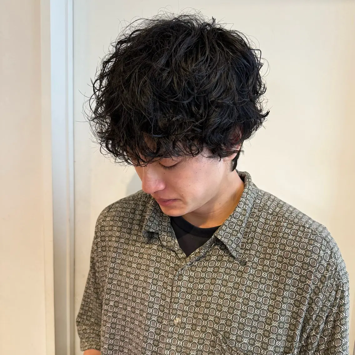 ショート パーマ メンズ メンズパーマ カット パーマ 堀部 光将のヘアスタイル