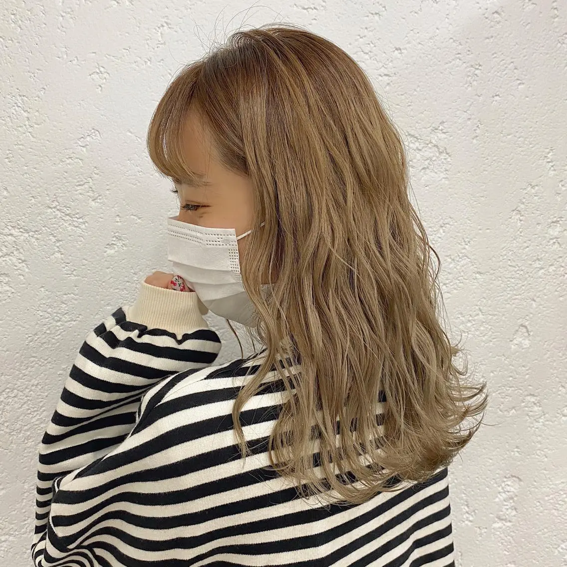 セミロング カラー ヘアアレンジ 小顔カット/艶 カラー特化♡MIHOのヘアスタイル