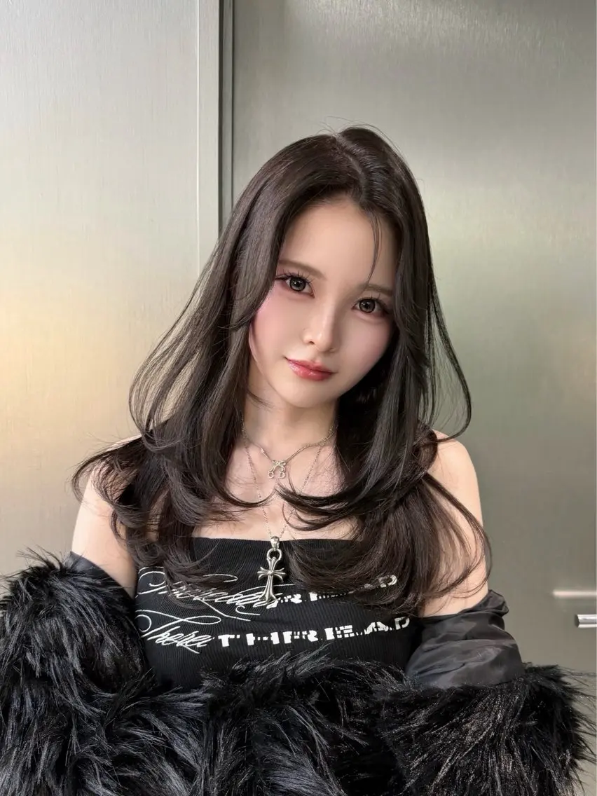 ミディアム カラー ヘアカラー トリートメント Mirei🎀 韓国ガーリー/原宿のヘアスタイル