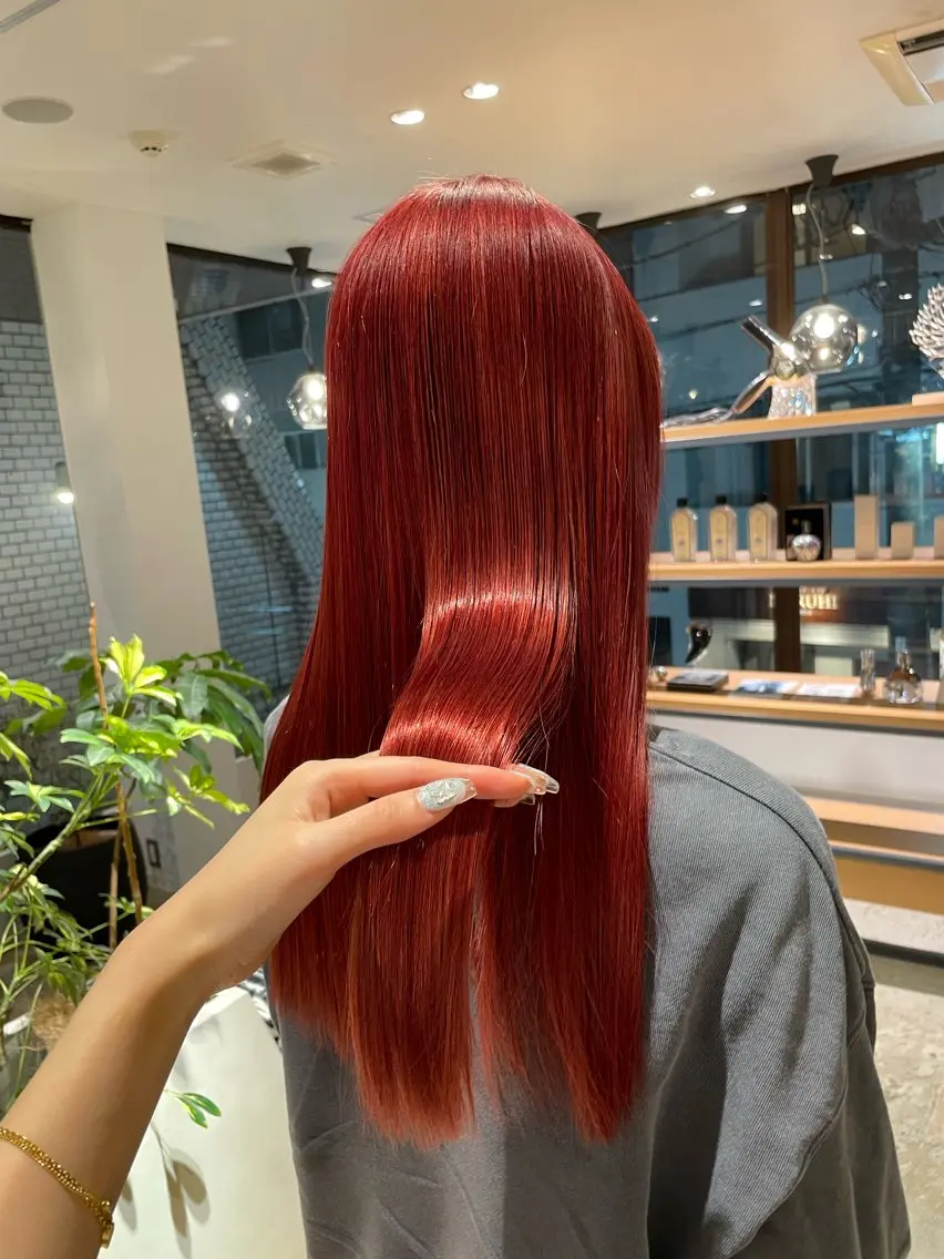 ロング カラー NATSUMI 🐻❄️🤍のヘアスタイル