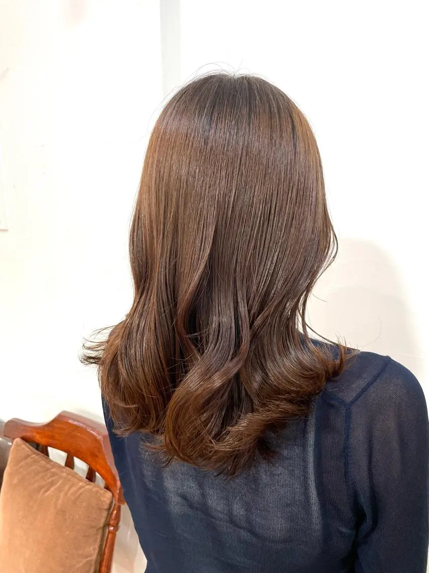 🌸前髪カット無料🌸4step Aujua TR+コテ巻き仕上げ(シャンプーブロー込)の写真