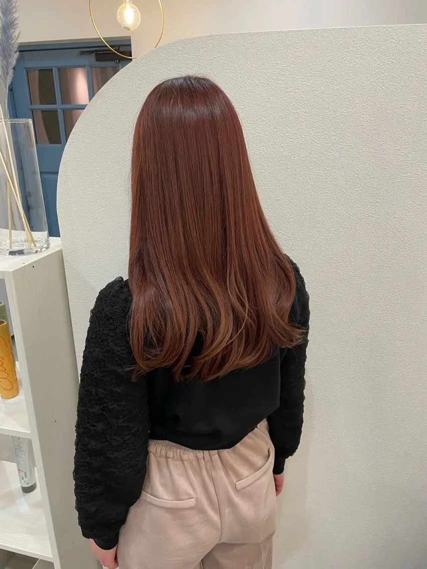 髪質改善カラーエステの写真