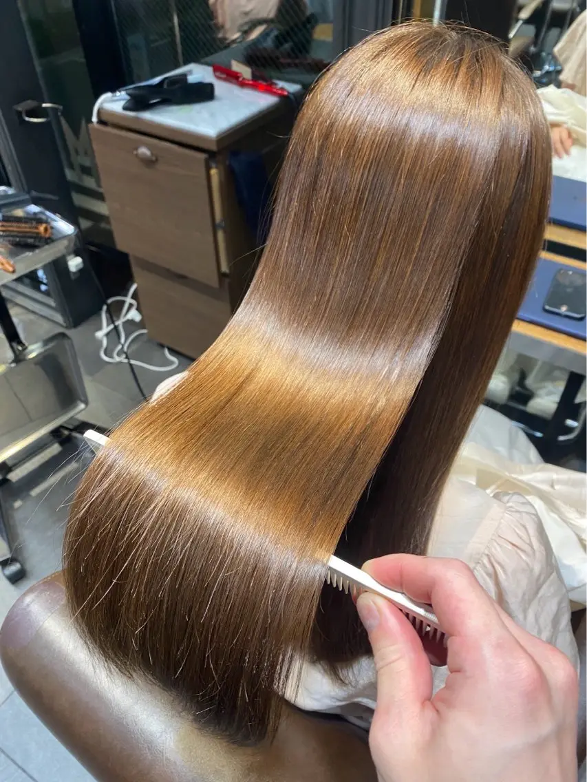【先着３名様限定】✨艶髪人気No.1✨カット＋髪質改善メテオカラーの写真