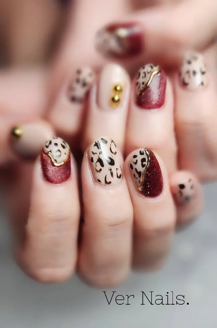 ネイル アニマル柄 ハンドネイル Ver Nails.のその他イメージ