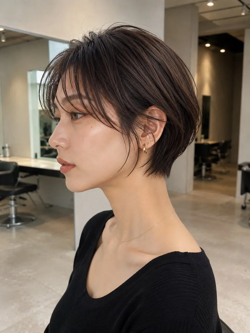 ショート カット トリートメント MIO🍎ハイトーン /透明感カラーのヘアスタイル