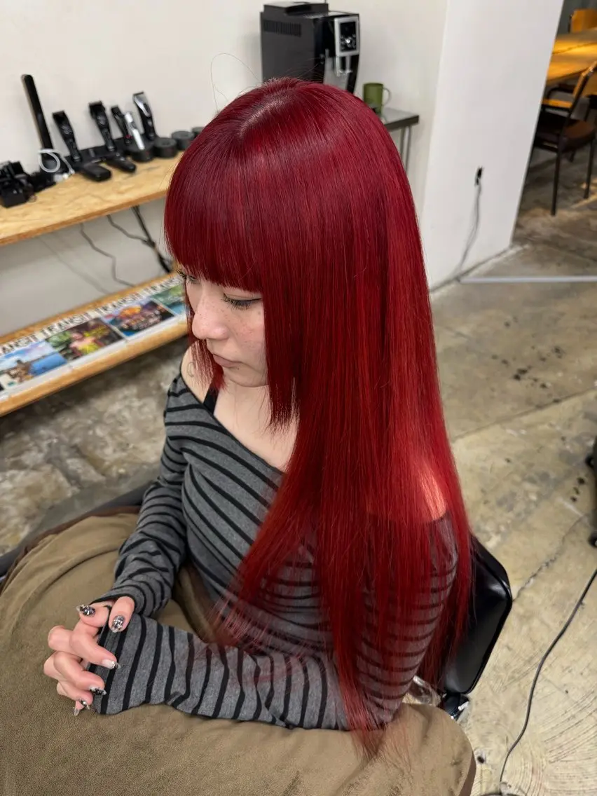 ロング 影山 蒼太のヘアスタイル