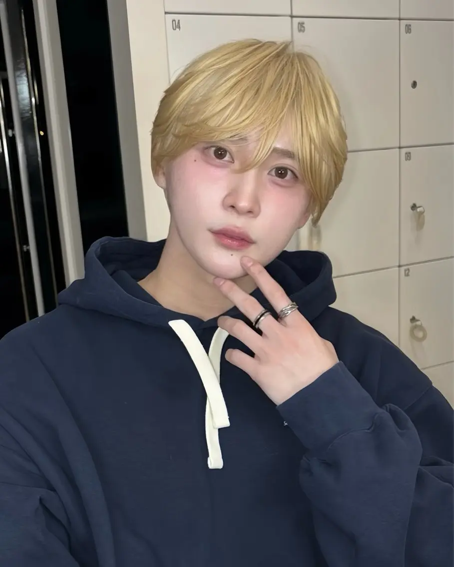 メンズ限定ハイトーンカラーの写真