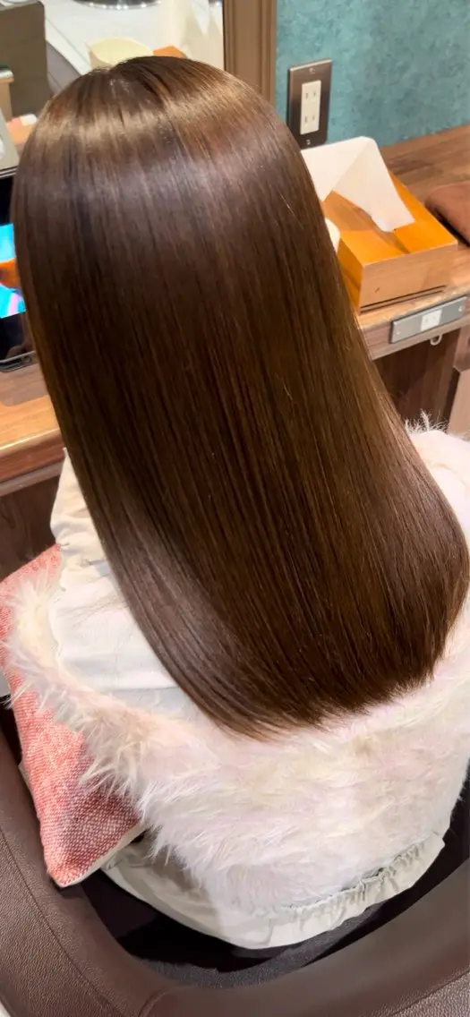 セミロング カット ヘアカラー トリートメント 🦋透明感/艶髪/ レイヤー/Ryugaのヘアスタイル