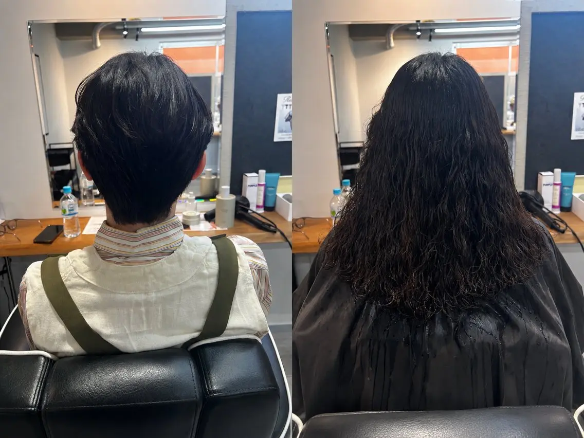 ショート カット メンズカット、パーマ 特化🔥🌊瀬川竜生のヘアスタイル