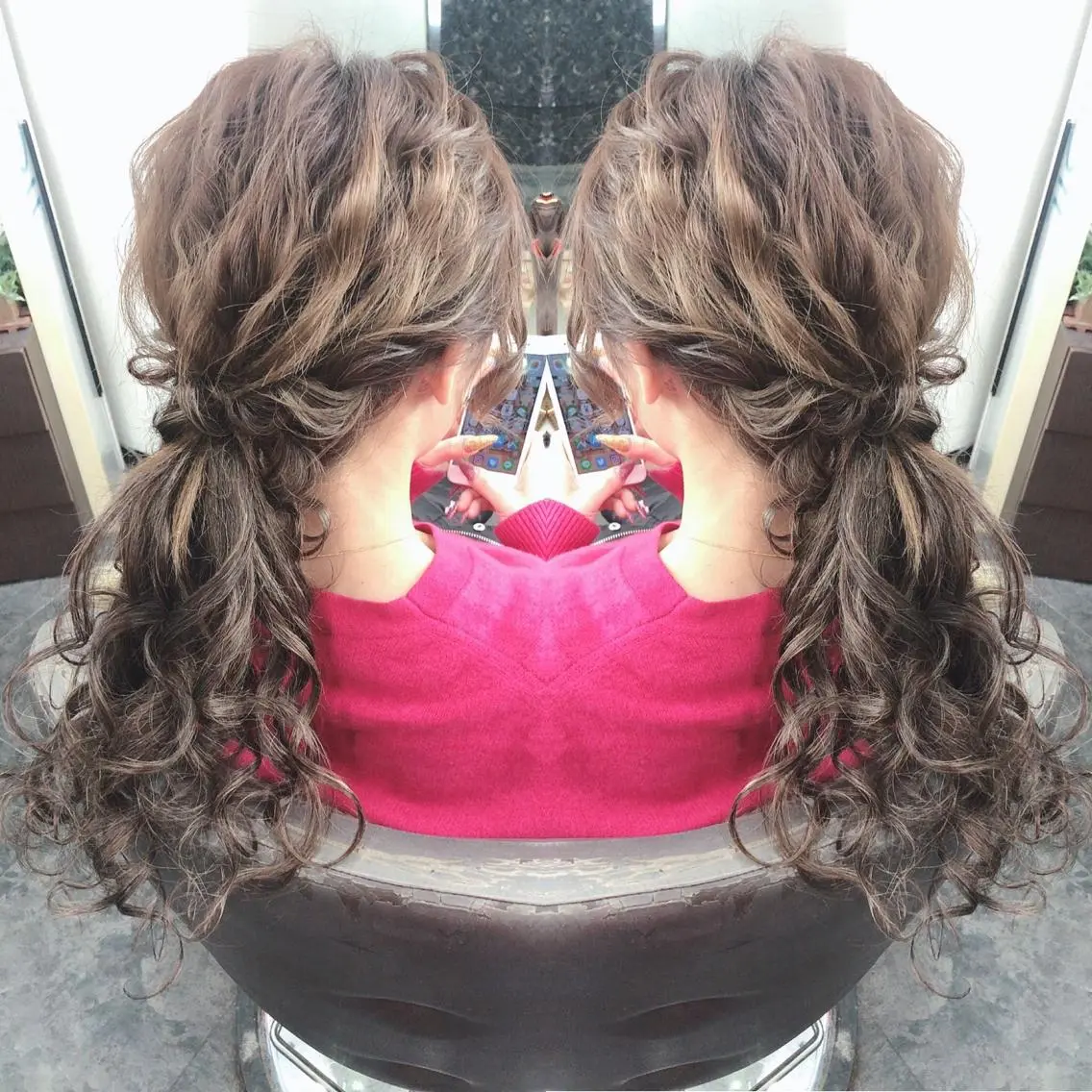 ヘアアレンジ ‎✴︎˚｡Chamo 𝐄𝐑𝐈𝐍𝐀のマツエク・マツパデザイン