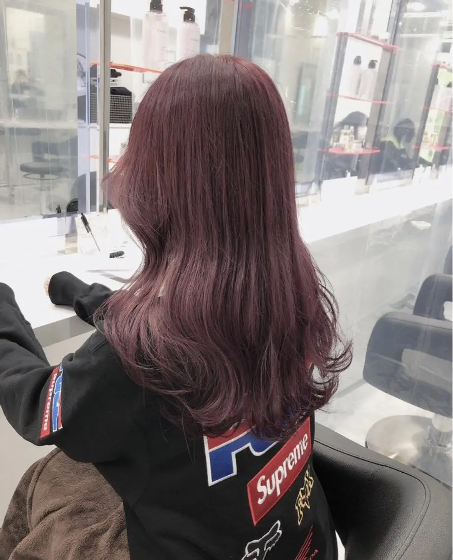ロング カラー ヘアカラー ♥️韓国風透明感 暖色misa♥️のヘアスタイル