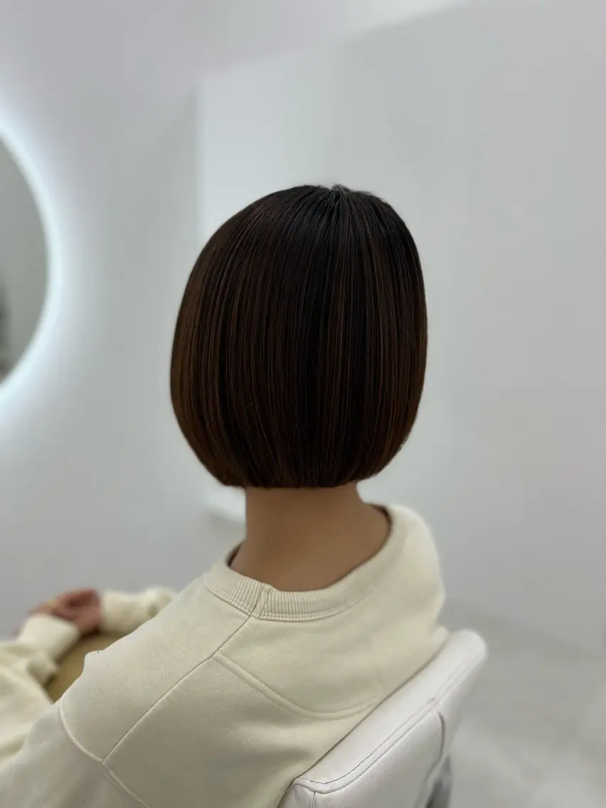 ショート カラー カット ヘアカラー トリートメント ✄﻿aini天王寺 ✄﻿ゆ乃のヘアスタイル