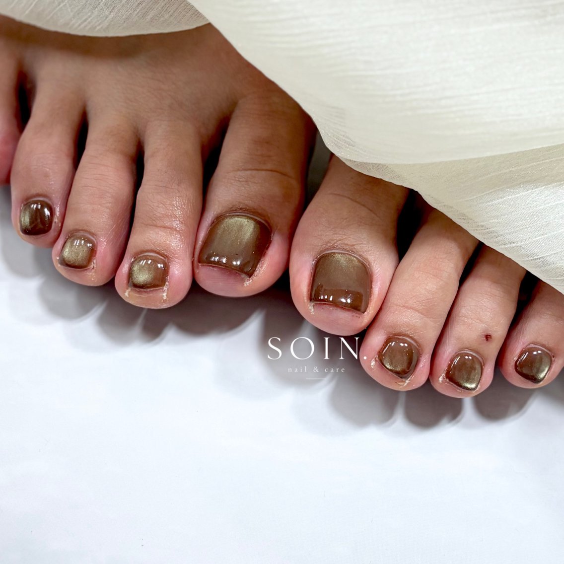 ネイル フットネイル SOIN. nail&careのネイルデザイン