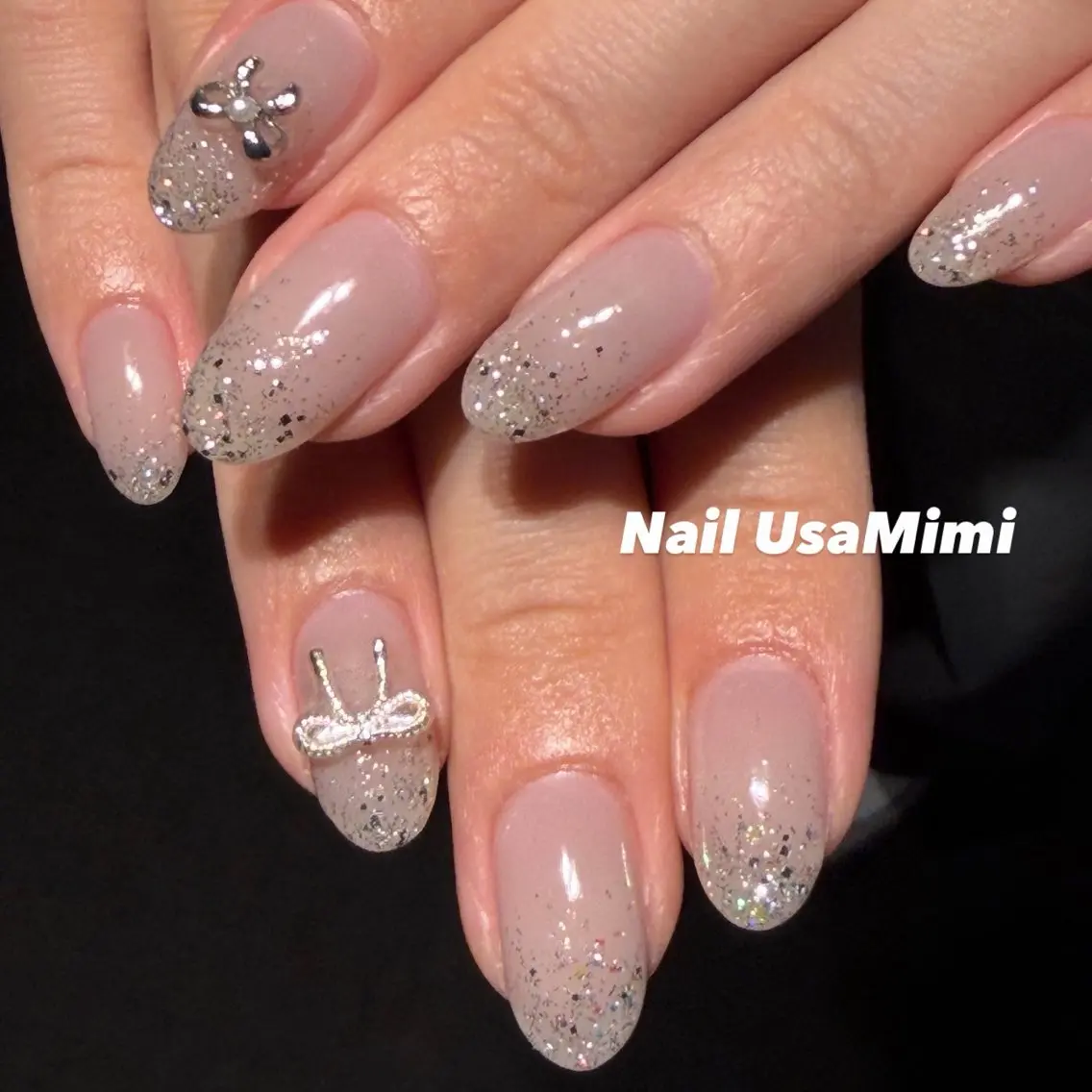ミディアム ハンドネイル 本町Nail Usa Mimi  SAKIのネイルデザイン