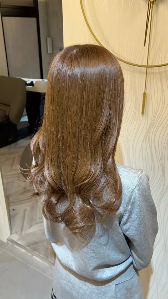 ロング カラー トリートメント トリートメント 💓シールエクステ ルミエールのヘアスタイル