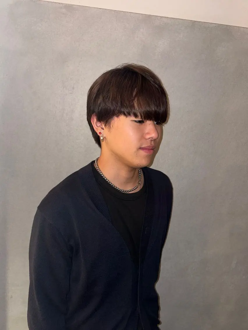 カラー メンズ ヘアカラー トリートメント 池内 千晴のヘアスタイル