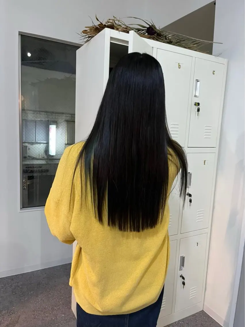 ロング カラー ヘアカラー トリートメント 〖clan〗 ෆ˚*Yᑌᑎᗩ໒꒱·のヘアスタイル
