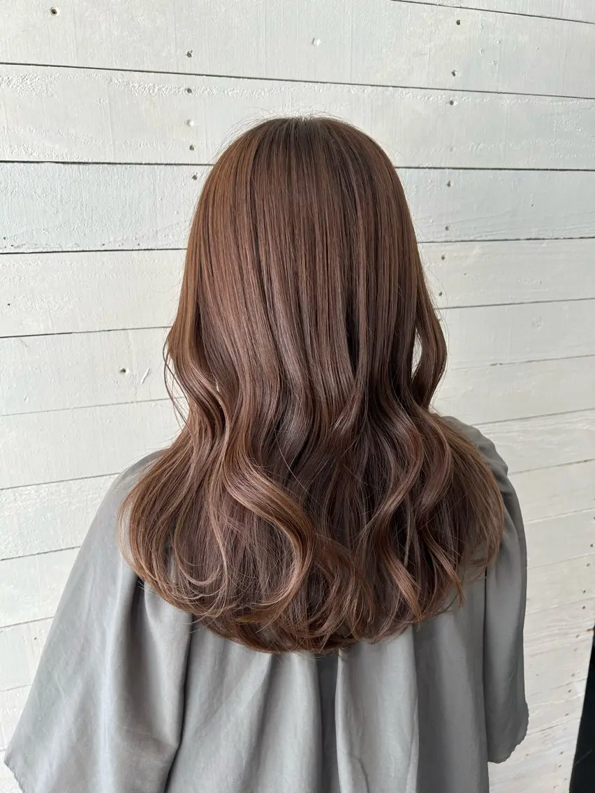 セミロング カラー カット ヘアカラー トリートメント ブリーチ/艶カラー RYUTOのヘアスタイル