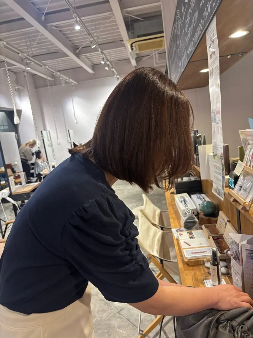 カット➕カラー➕バイカルテトリートメント※現金のみの写真