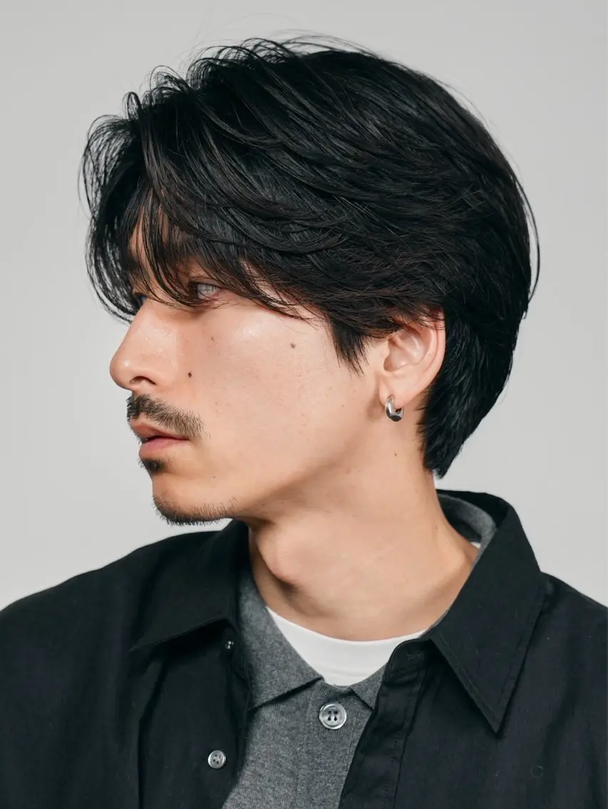 パーマ メンズ メンズ就活ヘア カット パーマ トリートメント 宮原 和斗のヘアスタイル