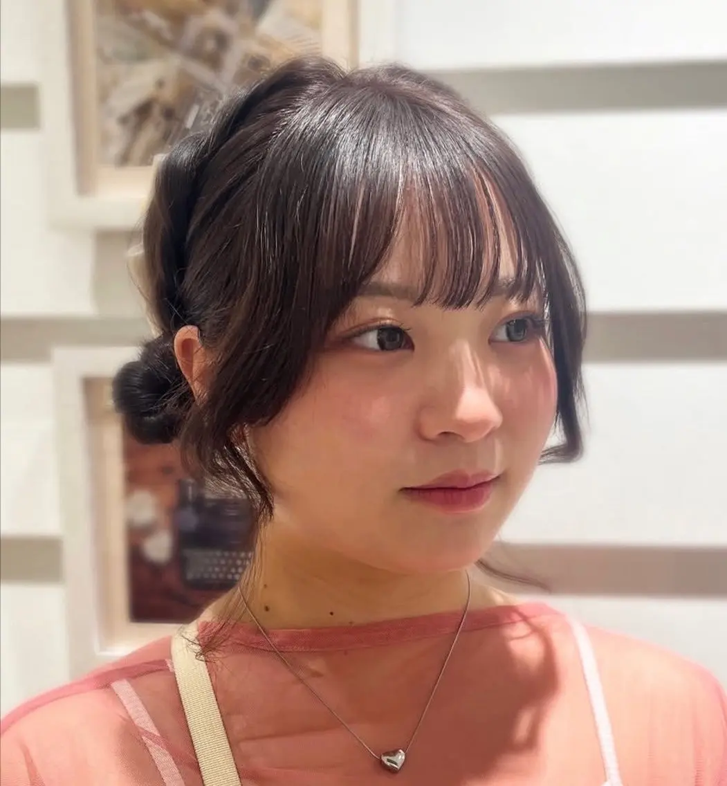 ミディアム カラー ヘアアレンジ ヘアカラー 🎀モデル募集中 ／nacha🎀のヘアスタイル
