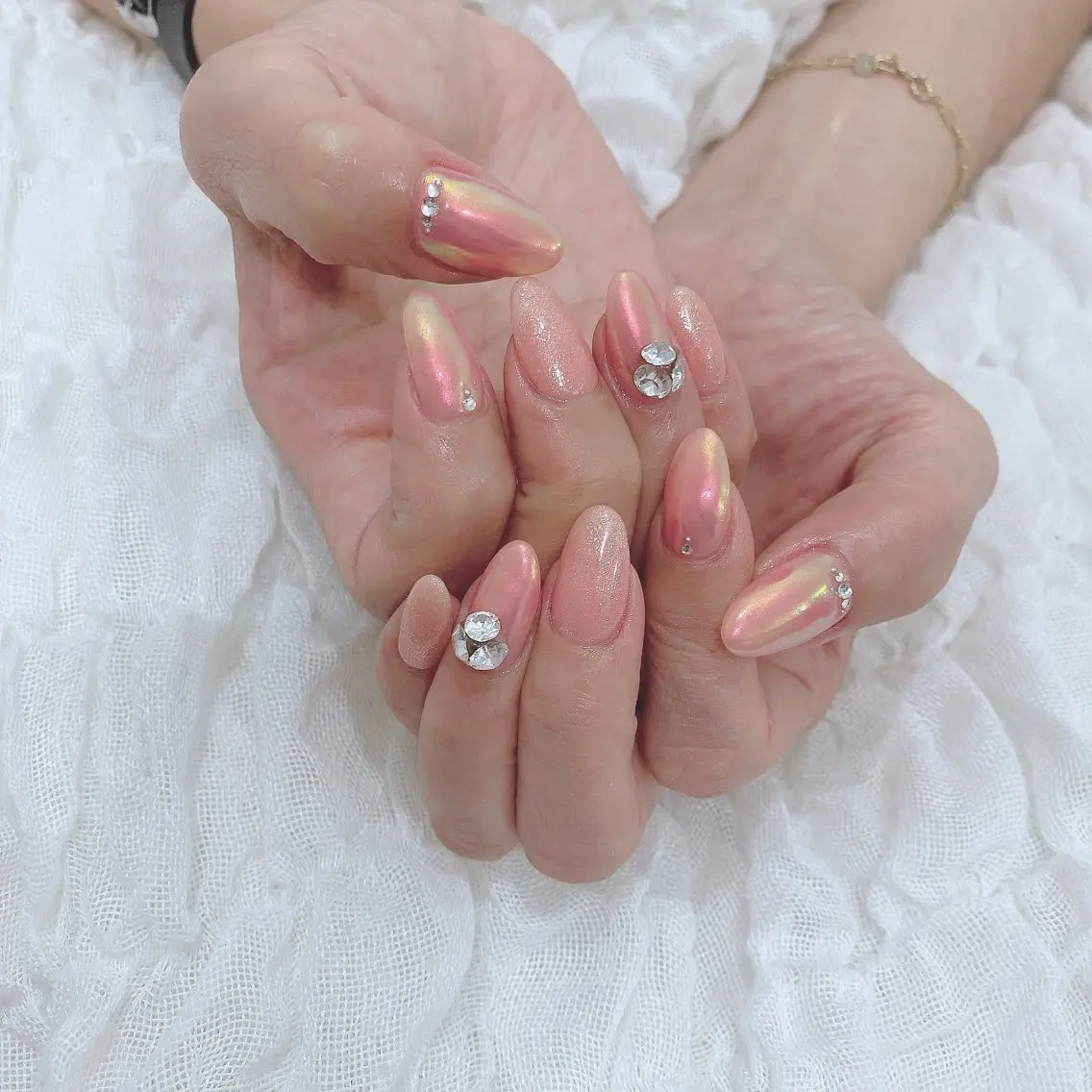 ネイル ミラーネイル ハンドネイル SOL NAILのネイルデザイン