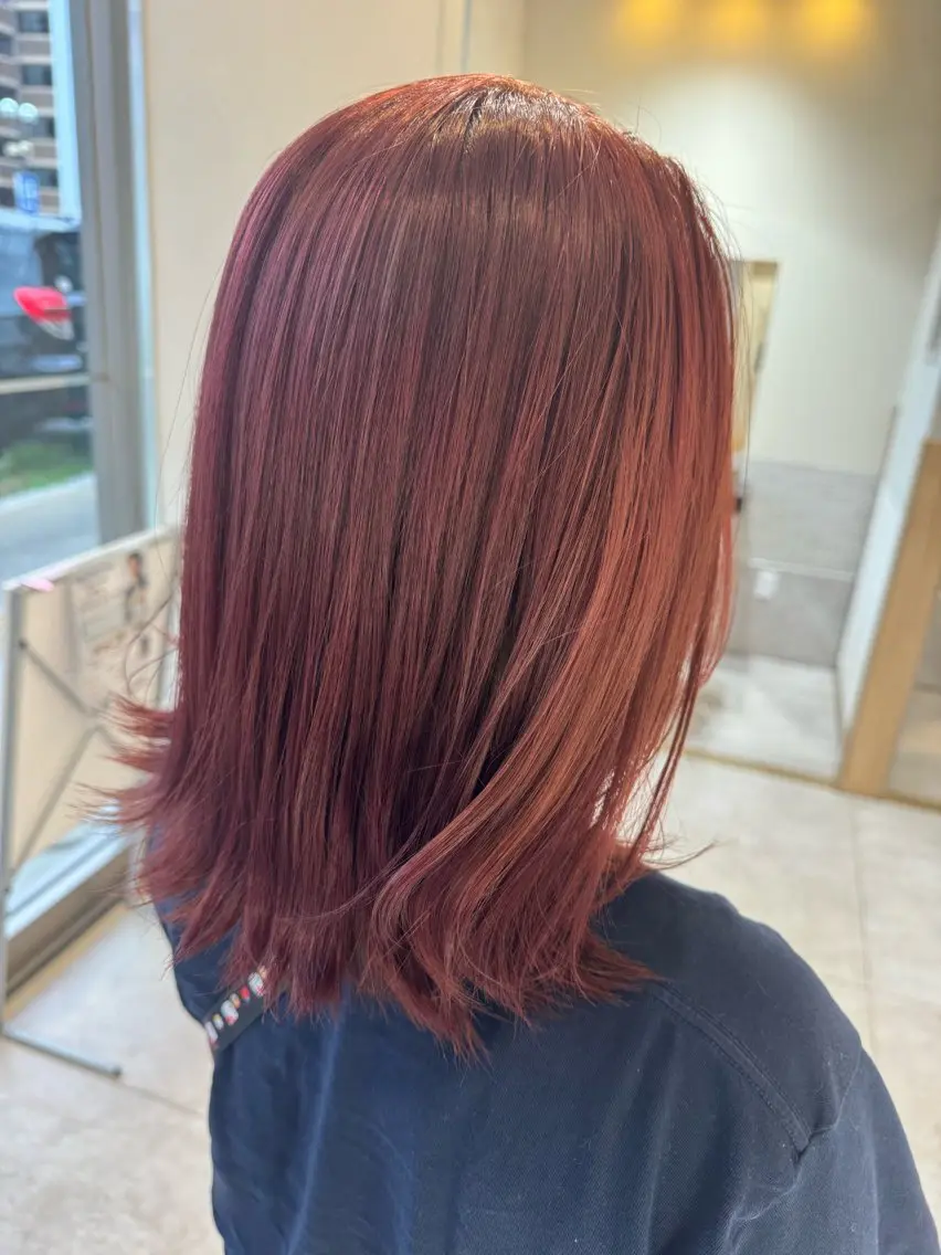 ミディアム ヘアカラー ヘッドスパ maki ♡のヘアスタイル