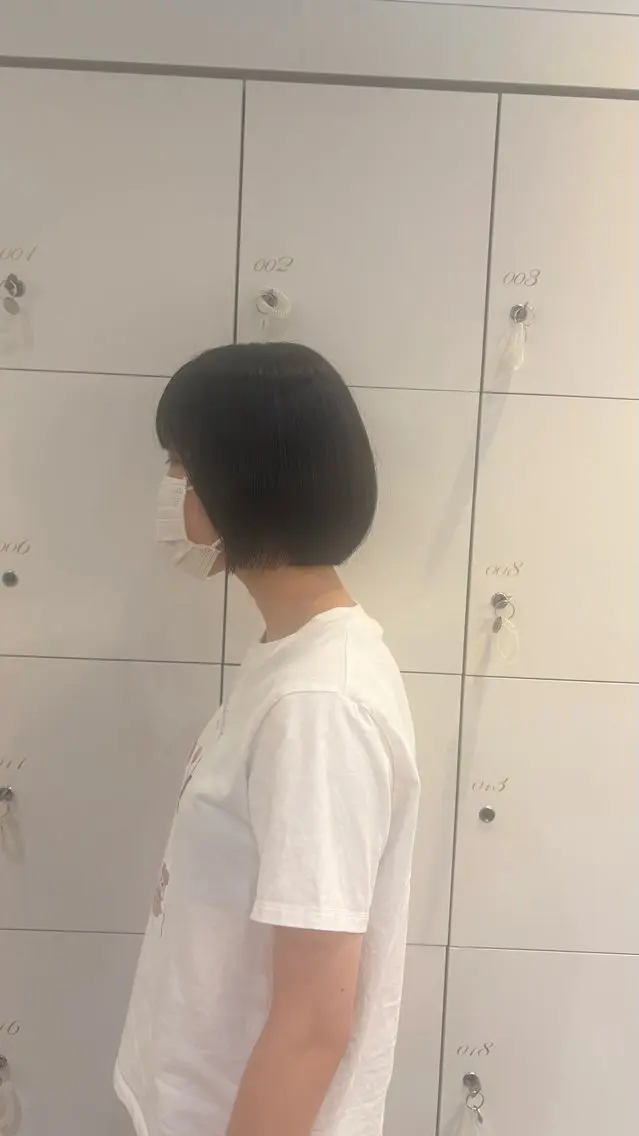 ショート ボブ カット かじ りんねのヘアスタイル