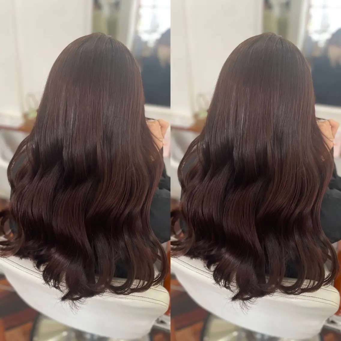 ロング カラー オレンジ トリートメント fulam － KAEDEのヘアスタイル