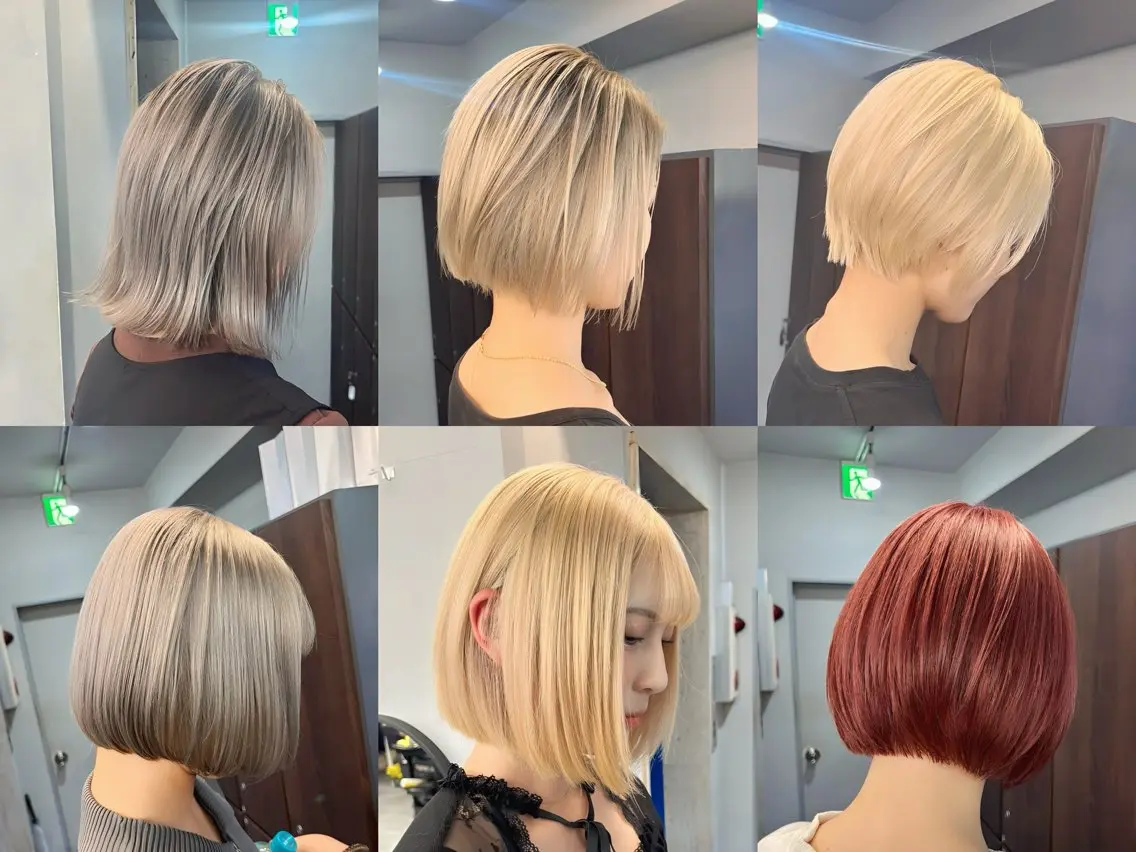 ショート カット ヘアカラー トリートメント teN+by ambleluxeのヘアスタイル