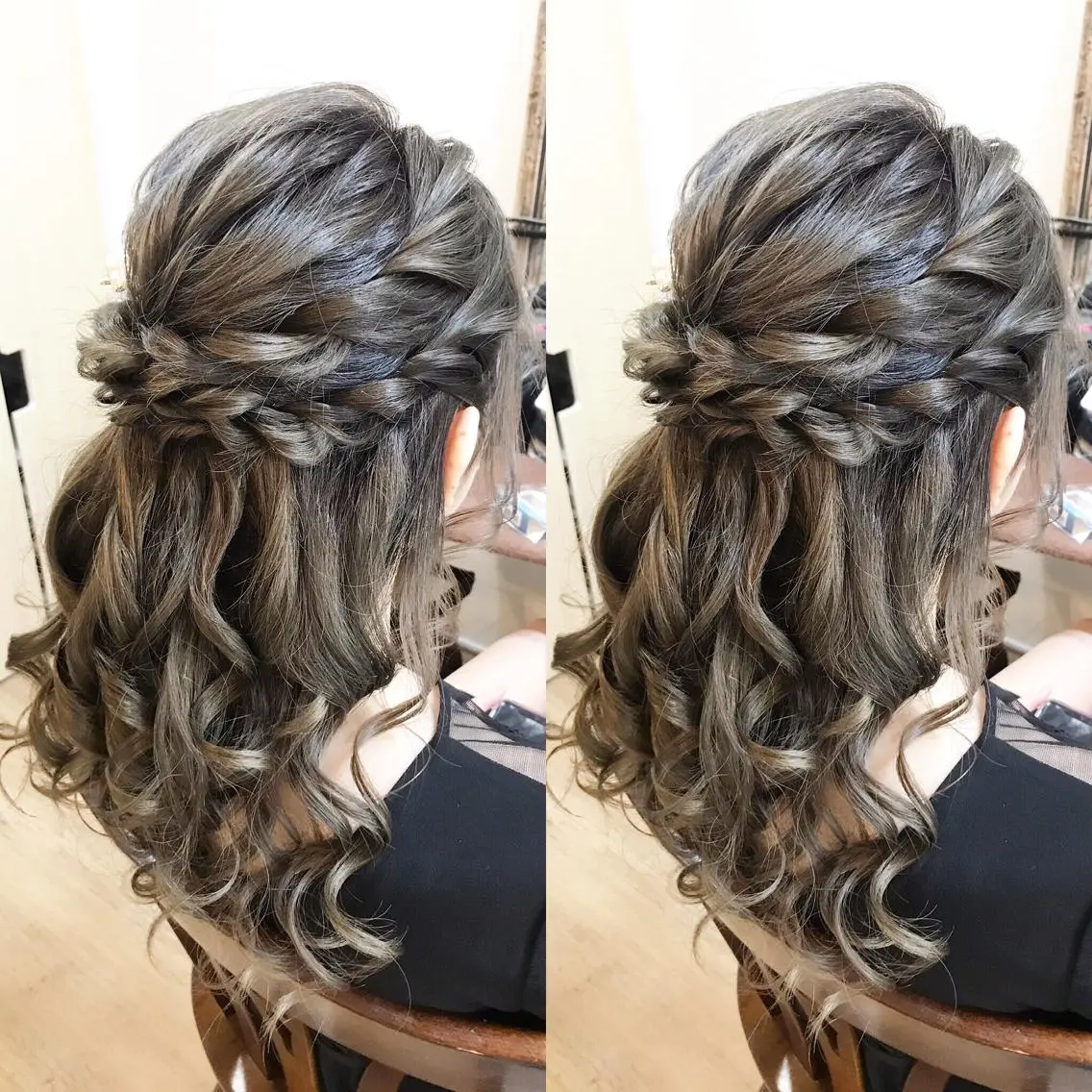 ミディアム ヘアアレンジ キッズ 早朝✨ヘアセット 着付け/清水玲歌のヘアスタイル